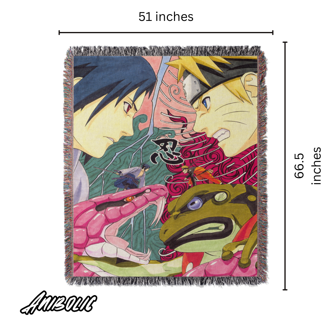 Sasuke vs Naruto Tapestry