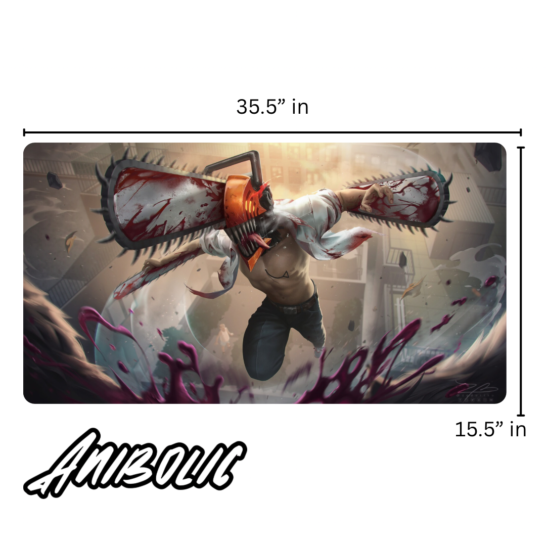 Chainsaw Man Gaming Mat