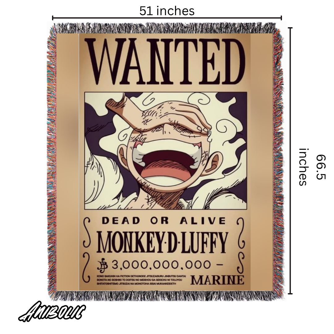 Luffy Wanted Tapestry